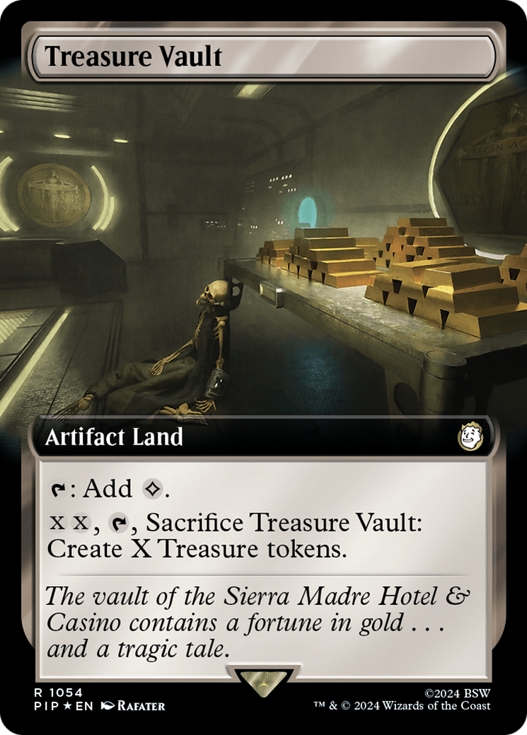 Treasure Vault (Extended Art) (Surge Foil) [Fallout] | Galaxy Games LLC