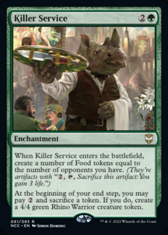 Killer Service (Promo Pack) [Streets of New Capenna Commander Promos] | Galaxy Games LLC