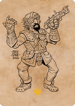Jan Jansen, Chaos Crafter Art Card (Gold-Stamped) [Commander Legends: Battle for Baldur's Gate Art Series] | Galaxy Games LLC