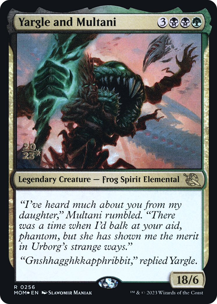 Yargle and Multani [March of the Machine Prerelease Promos] | Galaxy Games LLC