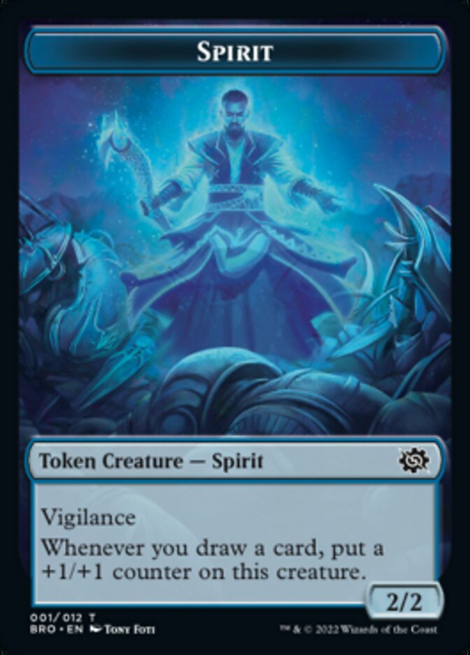 Spirit Token [The Brothers' War Tokens] | Galaxy Games LLC