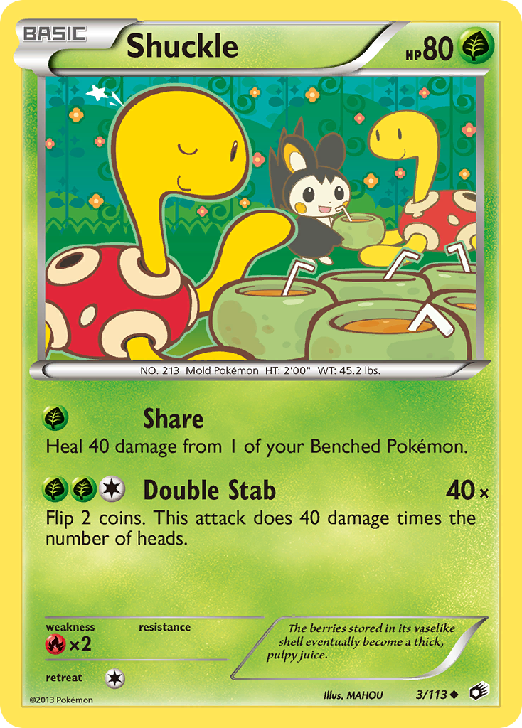 Shuckle (3/113) [Black & White: Legendary Treasures] | Galaxy Games LLC