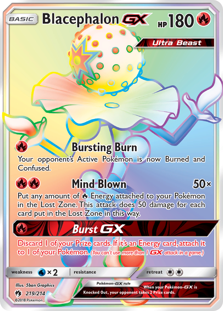 Blacephalon GX (219/214) [Sun & Moon: Lost Thunder] | Galaxy Games LLC