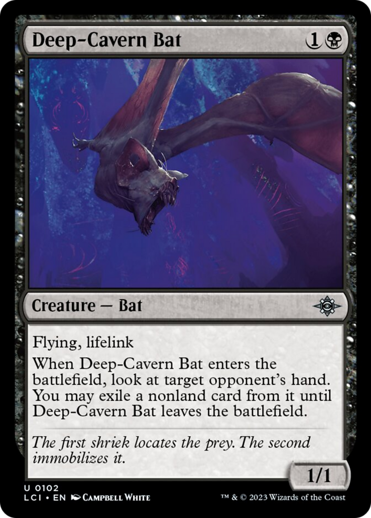 Deep-Cavern Bat [The Lost Caverns of Ixalan] | Galaxy Games LLC