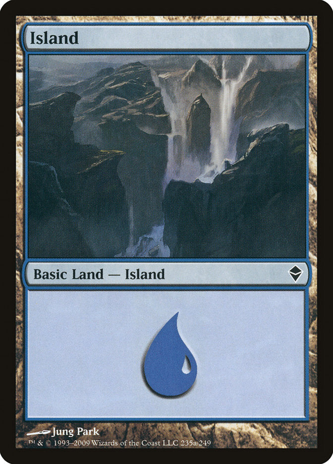 Island (235a) [Zendikar] | Galaxy Games LLC