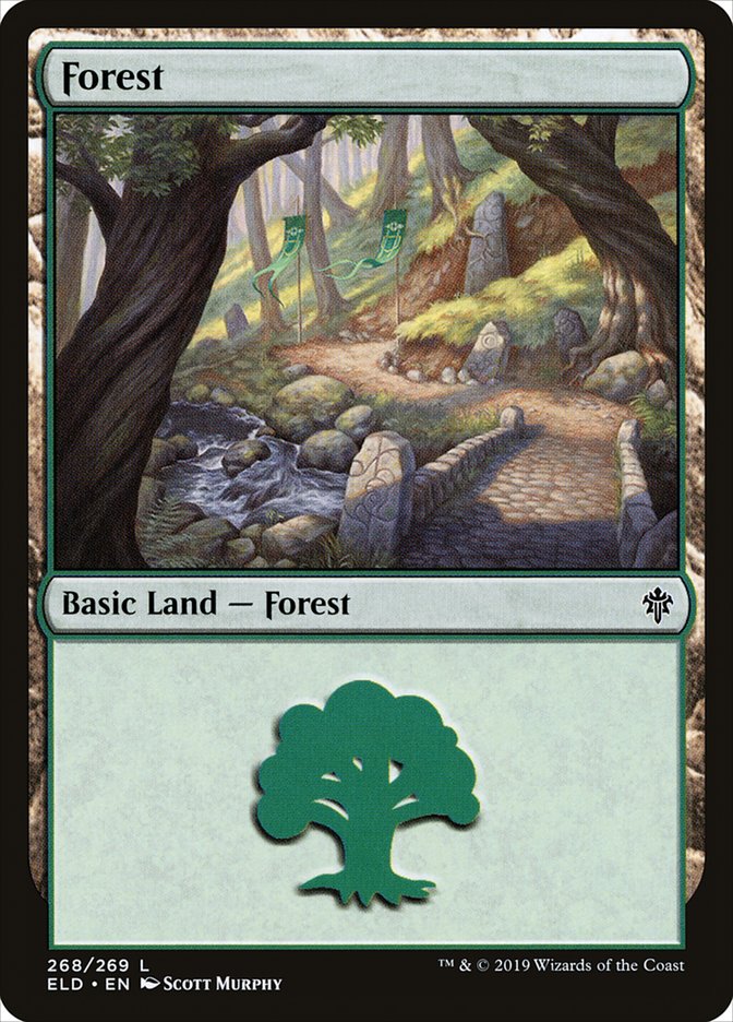 Forest (268) [Throne of Eldraine] | Galaxy Games LLC