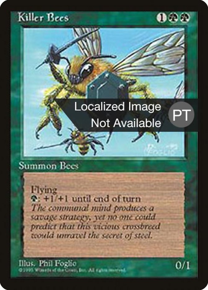 Killer Bees [Fourth Edition (Foreign Black Border)] | Galaxy Games LLC