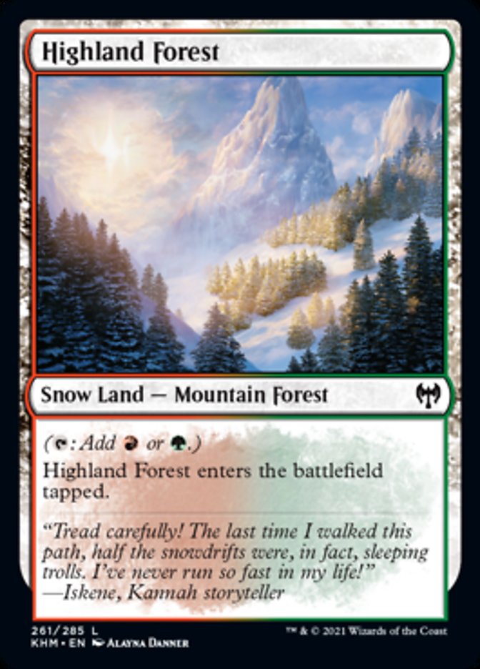 Highland Forest [Kaldheim] | Galaxy Games LLC
