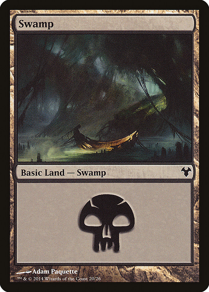 Swamp (20) [Modern Event Deck 2014] | Galaxy Games LLC