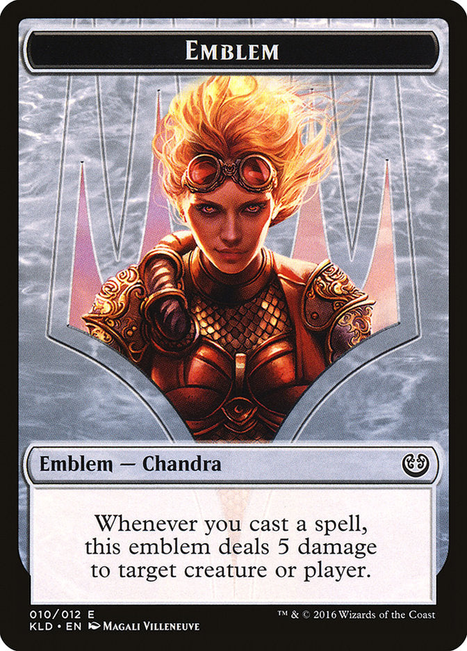Chandra, Torch of Defiance Emblem [Kaladesh Tokens] | Galaxy Games LLC