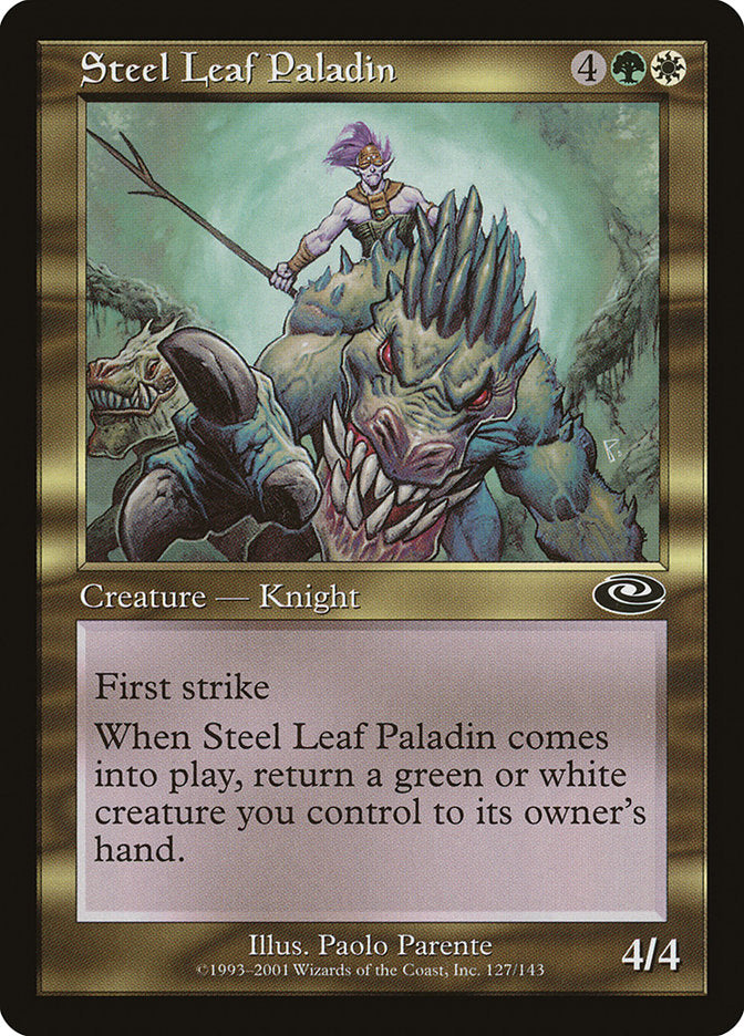 Steel Leaf Paladin [Planeshift] | Galaxy Games LLC