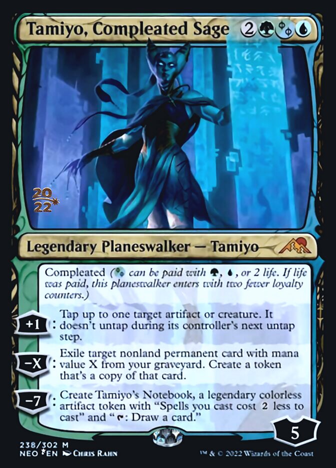 Tamiyo, Compleated Sage [Kamigawa: Neon Dynasty Prerelease Promos] | Galaxy Games LLC