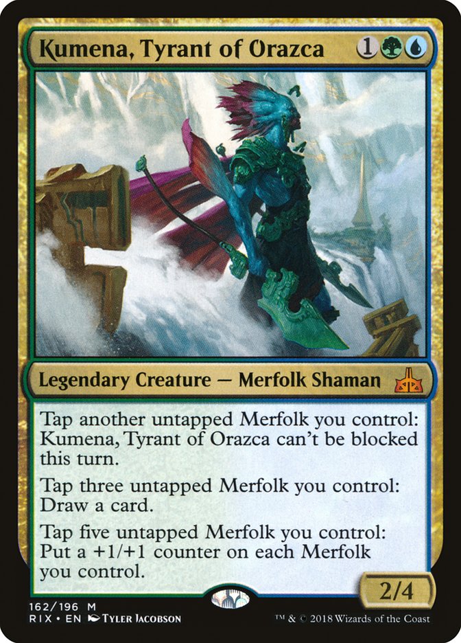 Kumena, Tyrant of Orazca [Rivals of Ixalan] | Galaxy Games LLC