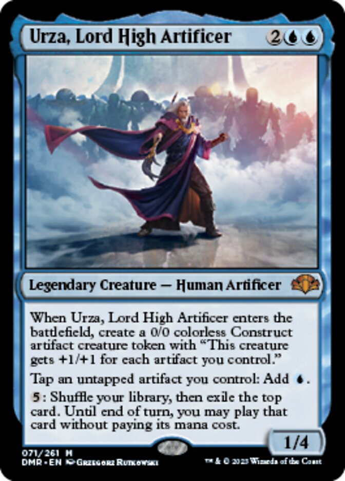 Urza, Lord High Artificer [Dominaria Remastered] | Galaxy Games LLC