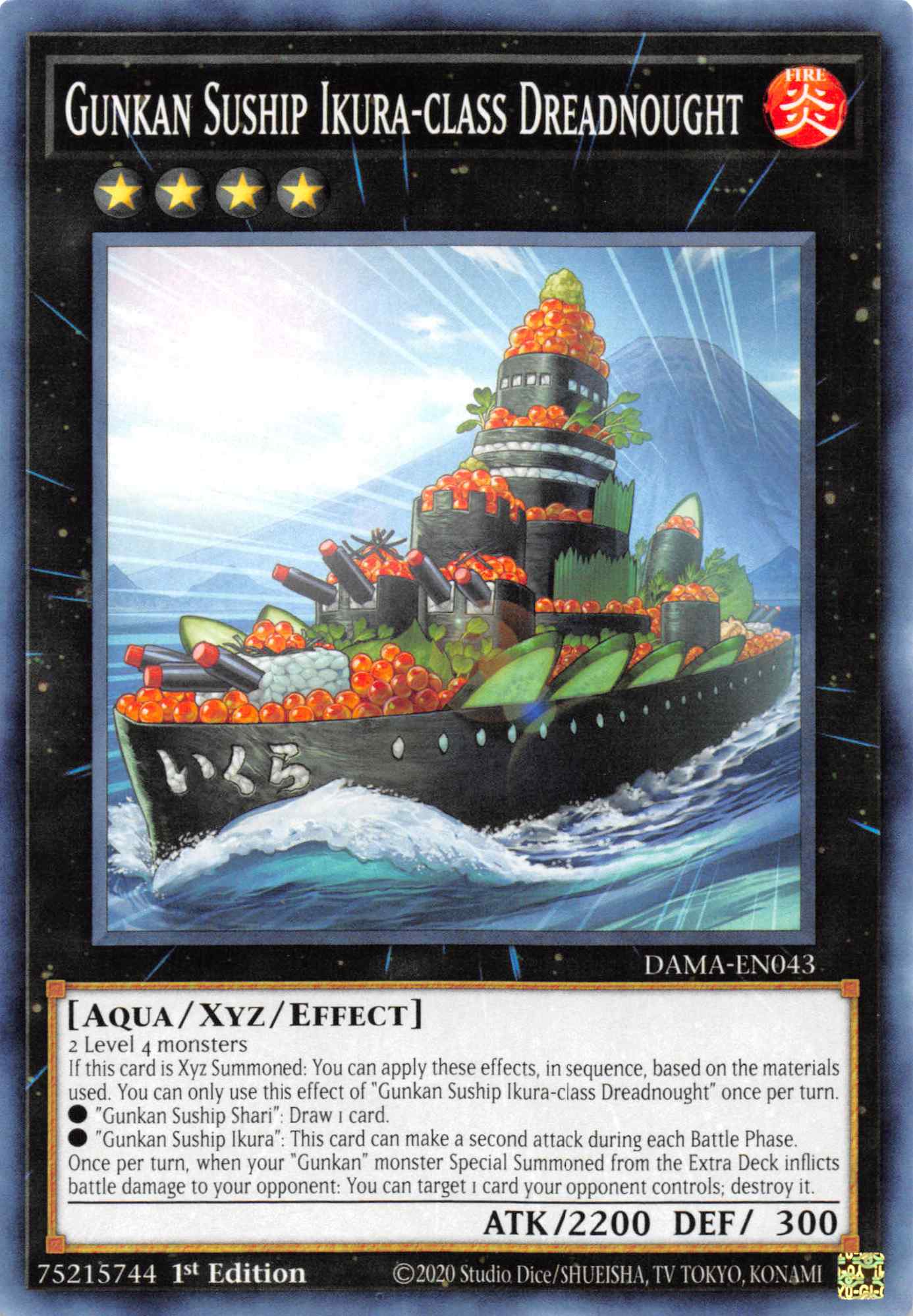 Gunkan Suship Ikura-class Dreadnought [DAMA-EN043] Common | Galaxy Games LLC