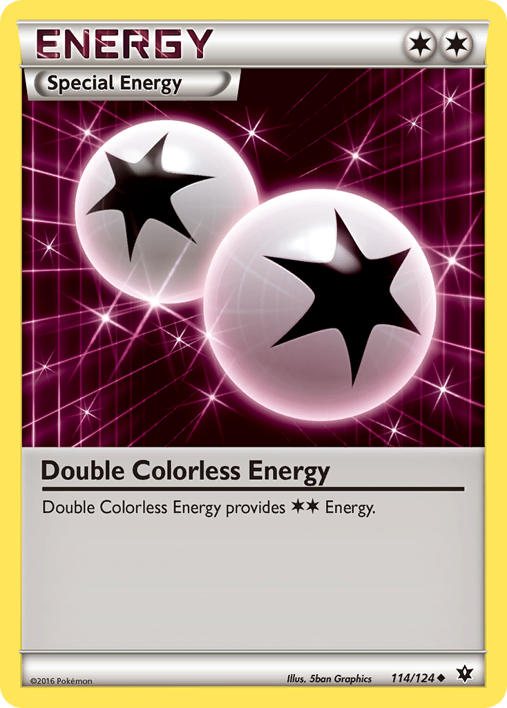 Double Colorless Energy (114/124) [XY: Fates Collide] | Galaxy Games LLC