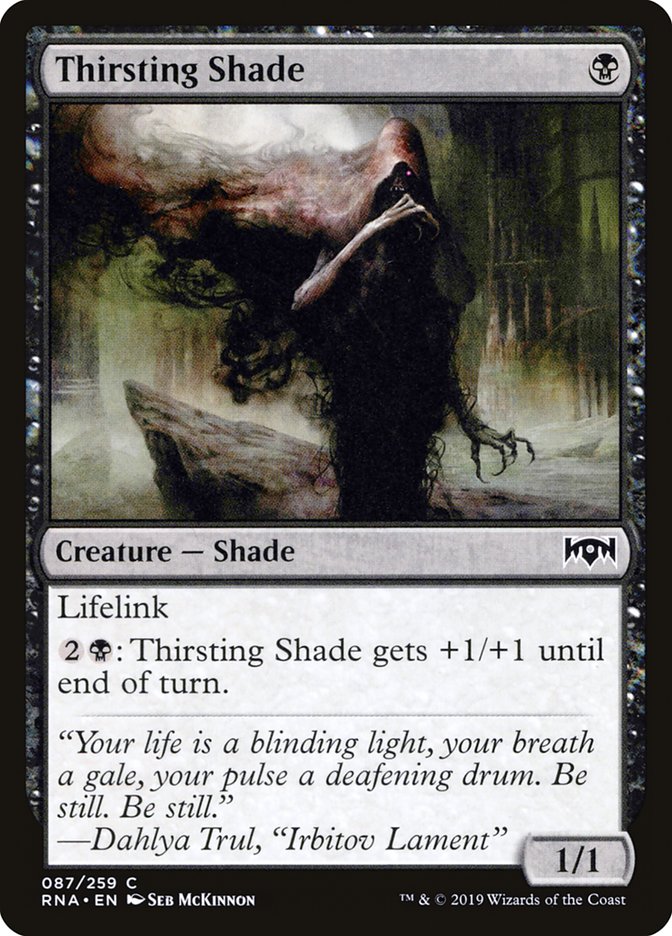 Thirsting Shade [Ravnica Allegiance] | Galaxy Games LLC