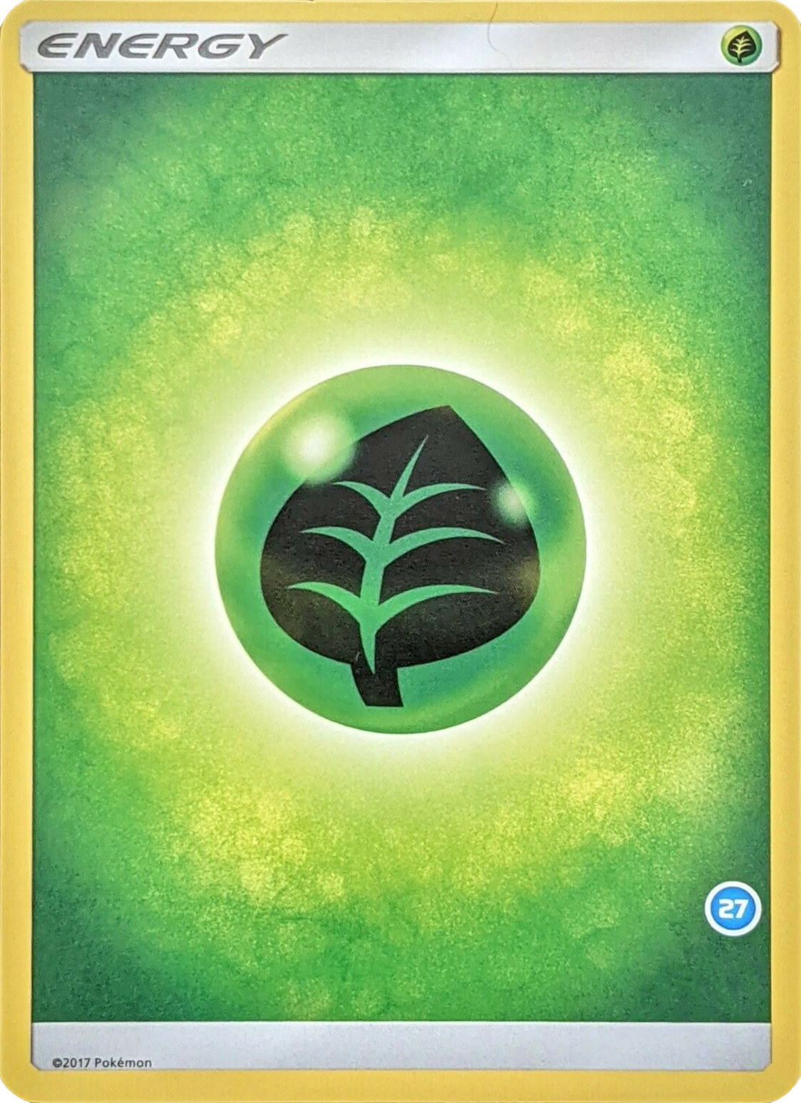 Grass Energy (Deck Exclusive #27) [Sun & Moon: Trainer Kit - Alolan Ninetales] | Galaxy Games LLC