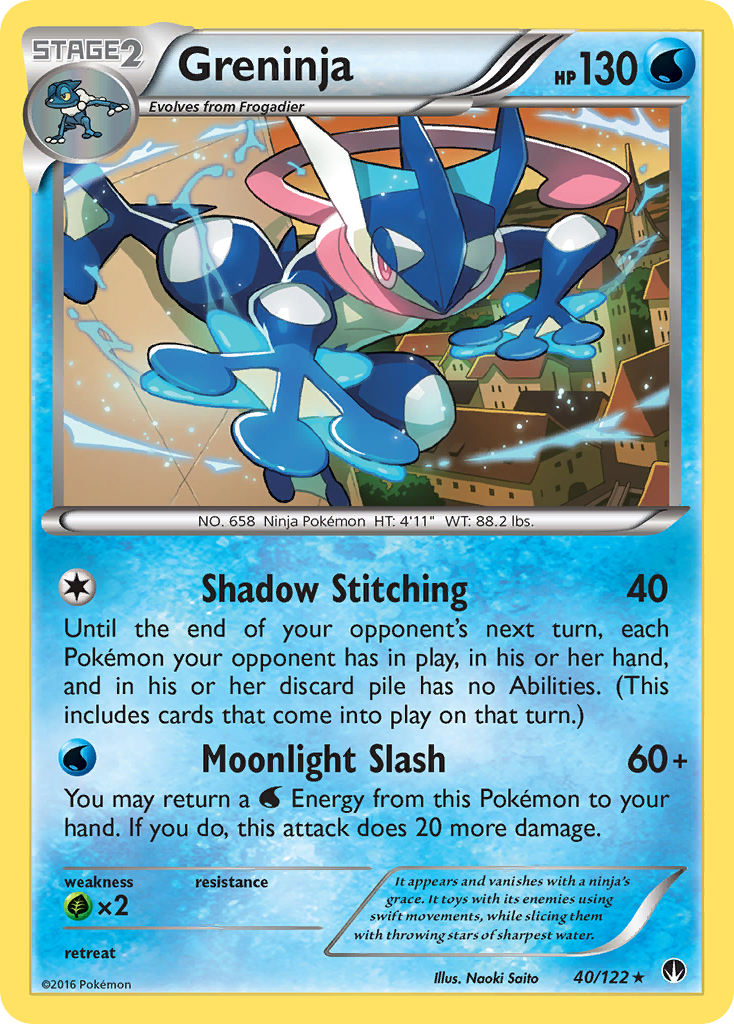 Greninja (40/122) [XY: BREAKpoint] | Galaxy Games LLC