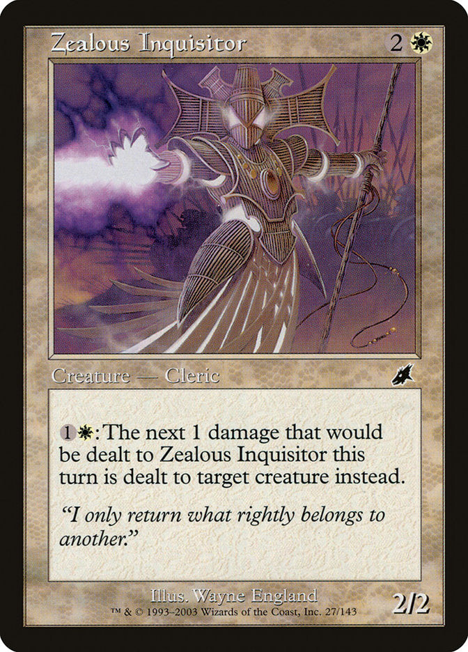 Zealous Inquisitor [Scourge] | Galaxy Games LLC
