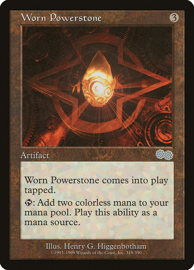 Worn Powerstone [Urza's Saga] | Galaxy Games LLC