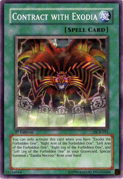 Contract with Exodia [DCR-031] Common | Galaxy Games LLC