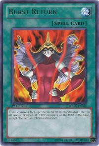 Burst Return [LCGX-EN084] Rare | Galaxy Games LLC