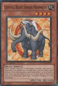 Crystal Beast Amber Mammoth [LCGX-EN159] Common | Galaxy Games LLC