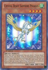 Crystal Beast Sapphire Pegasus [LCGX-EN161] Super Rare | Galaxy Games LLC