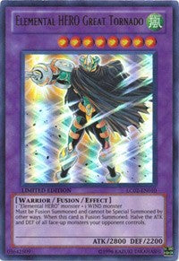 Elemental HERO Great Tornado [LC02-EN010] Ultra Rare | Galaxy Games LLC