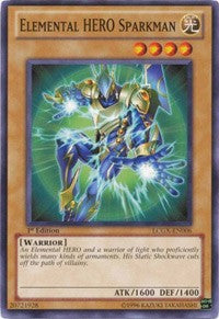 Elemental HERO Sparkman [LCGX-EN006] Common | Galaxy Games LLC