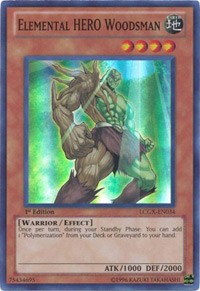 Elemental HERO Woodsman [LCGX-EN034] Super Rare | Galaxy Games LLC