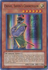 Enishi, Shien's Chancellor [LCGX-EN241] Super Rare | Galaxy Games LLC