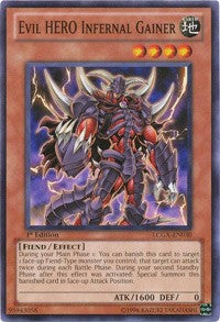 Evil HERO Infernal Gainer [LCGX-EN030] Common | Galaxy Games LLC