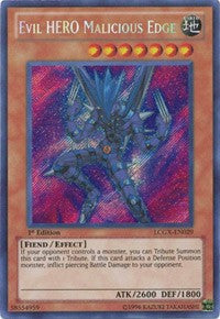 Evil HERO Malicious Edge [LCGX-EN029] Secret Rare | Galaxy Games LLC