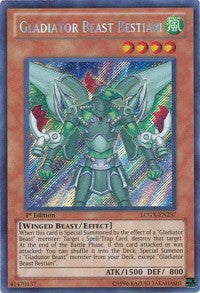 Gladiator Beast Bestiari [LCGX-EN237] Secret Rare | Galaxy Games LLC