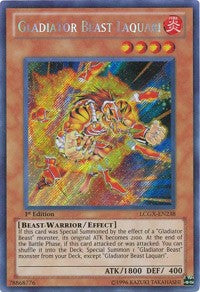 Gladiator Beast Laquari [LCGX-EN238] Secret Rare | Galaxy Games LLC