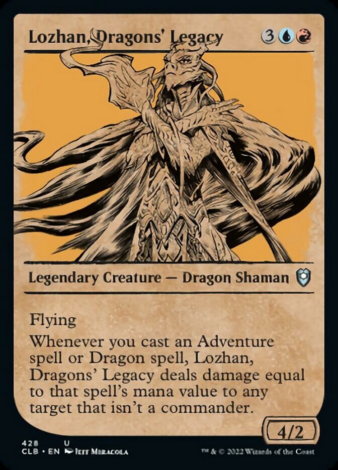 Lozhan, Dragons' Legacy (Showcase) [Commander Legends: Battle for Baldur's Gate] | Galaxy Games LLC