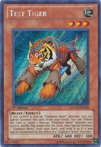 Test Tiger [LCGX-EN242] Secret Rare | Galaxy Games LLC