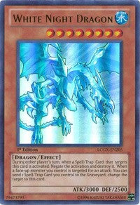 White Night Dragon [LCGX-EN205] Ultra Rare | Galaxy Games LLC