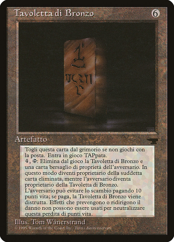Bronze Tablet (Italian) - "Tavoletta di Bronzo" [Rinascimento] | Galaxy Games LLC