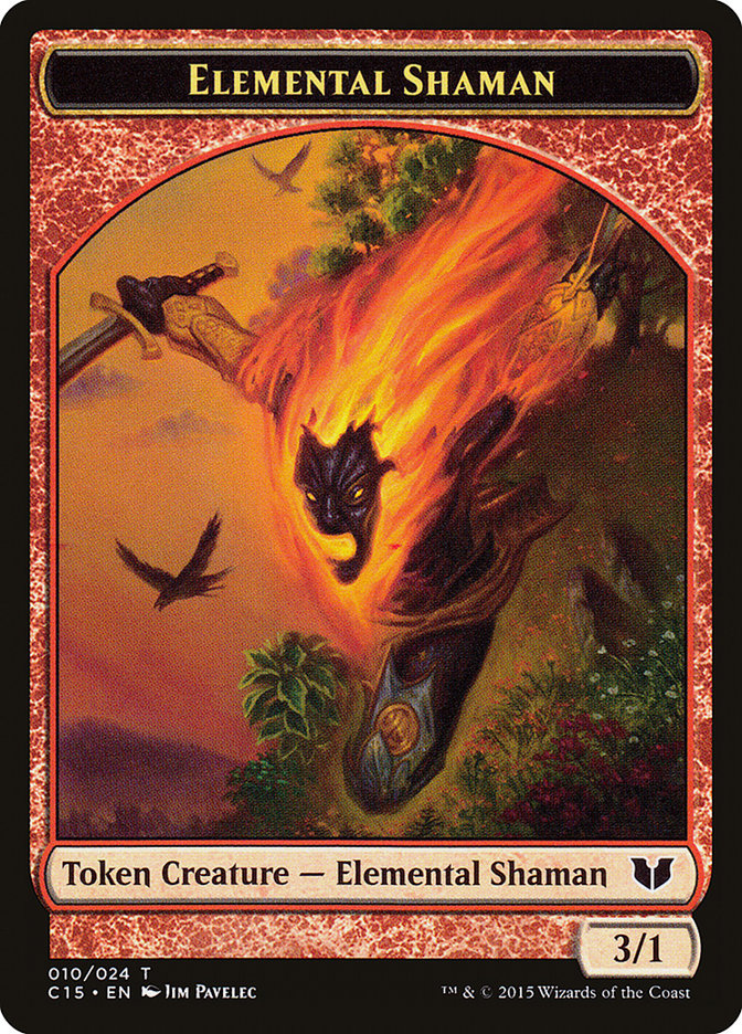 Elemental Shaman Token [Commander 2015 Tokens] | Galaxy Games LLC