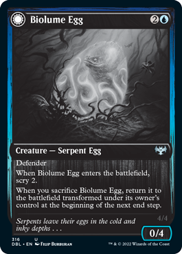 Biolume Egg // Biolume Serpent [Innistrad: Double Feature] | Galaxy Games LLC