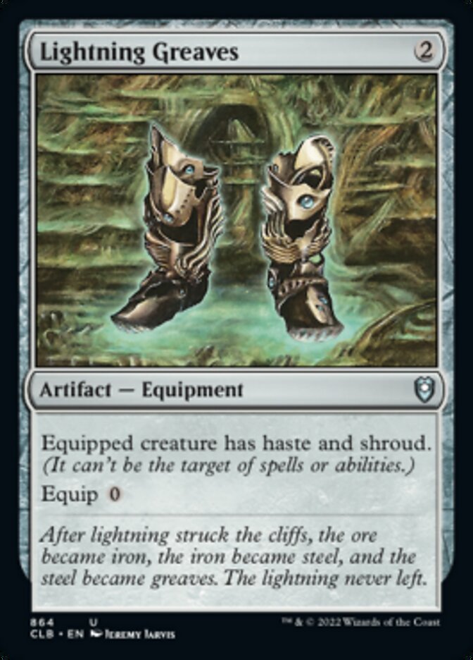 Lightning Greaves [Commander Legends: Battle for Baldur's Gate] | Galaxy Games LLC