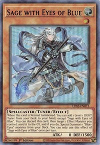 Sage with Eyes of Blue (Purple) [LDS2-EN011] Ultra Rare | Galaxy Games LLC