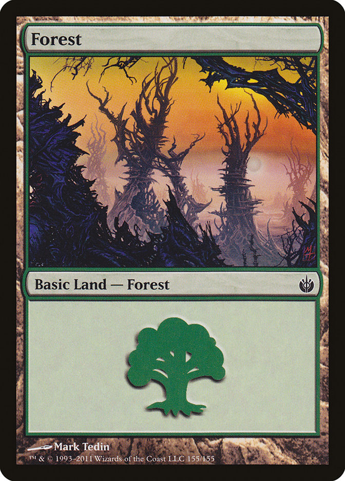 Forest (155) [Mirrodin Besieged] | Galaxy Games LLC