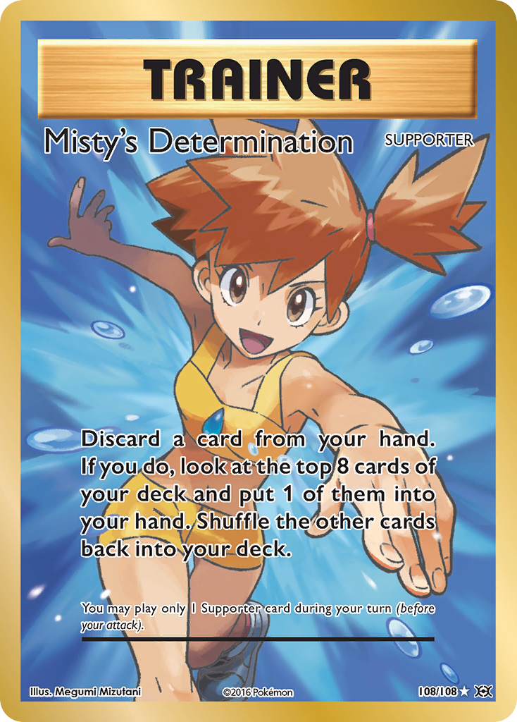 Misty's Determination (108/108) [XY: Evolutions] | Galaxy Games LLC