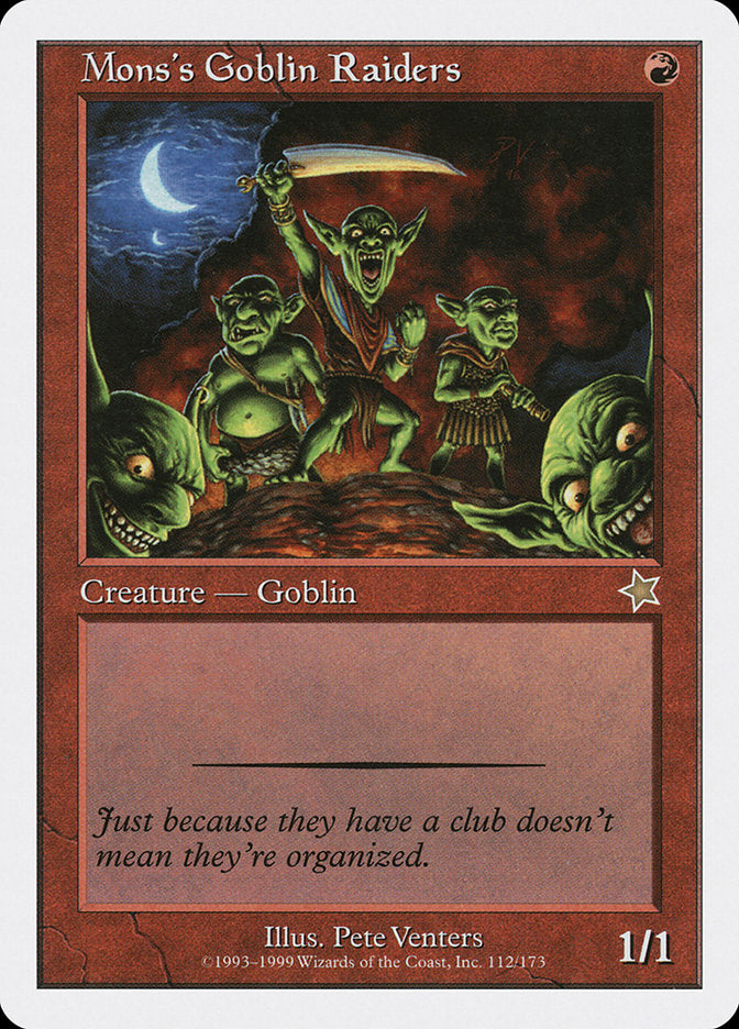 Mons's Goblin Raiders [Starter 1999] | Galaxy Games LLC