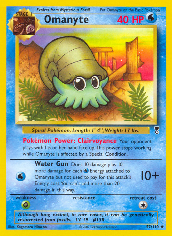 Omanyte (57/110) [Legendary Collection] | Galaxy Games LLC