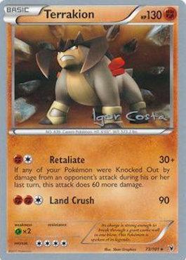 Terrakion (73/101) (Pesadelo Prism - Igor Costa) [World Championships 2012] | Galaxy Games LLC